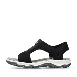 Rieker Sandals & Sandals-Women'S Trekking Sandals Jet Black
