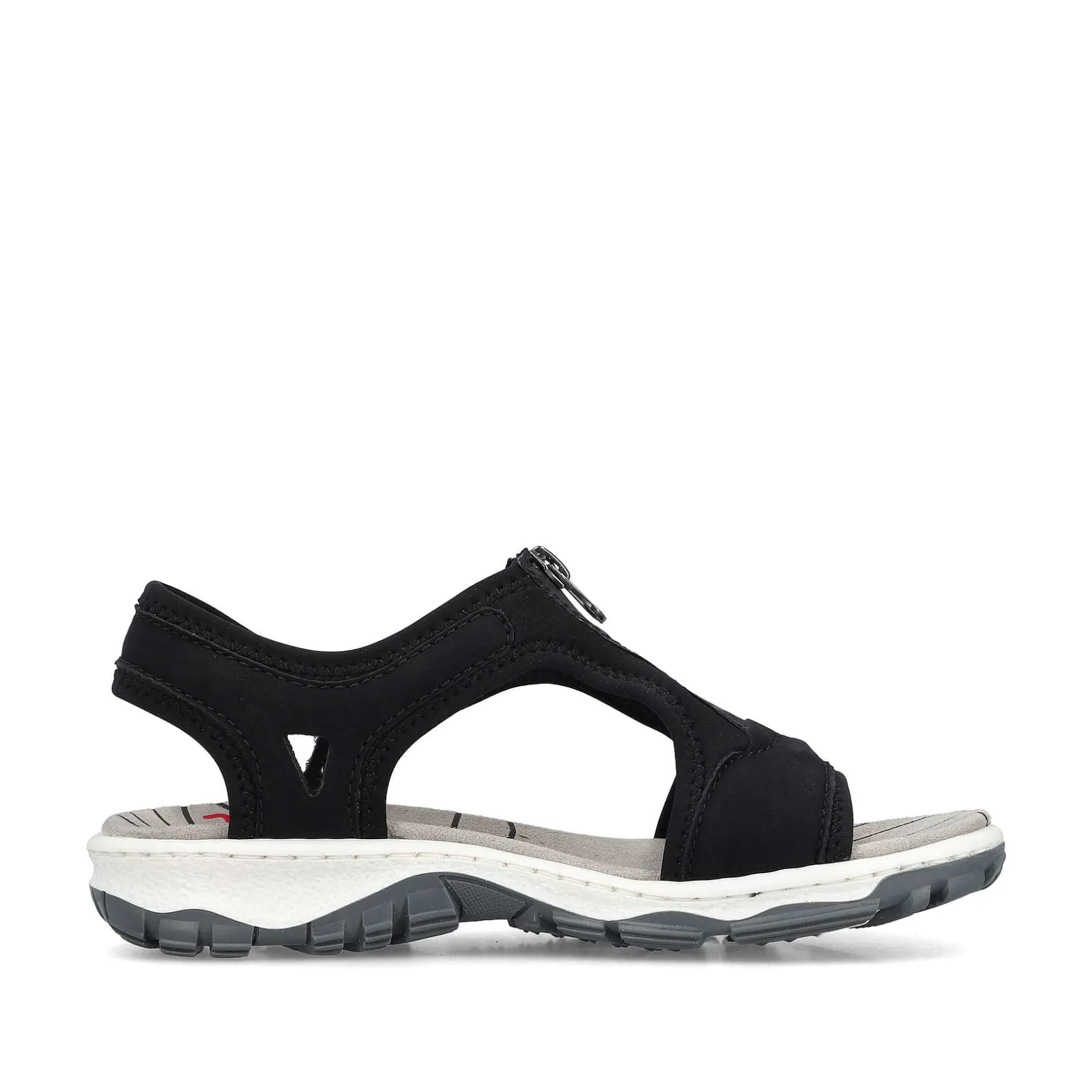Rieker Sandals & Sandals-Women'S Trekking Sandals Jet Black