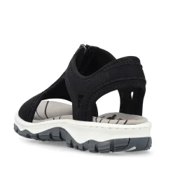 Rieker Sandals & Sandals-Women'S Trekking Sandals Jet Black