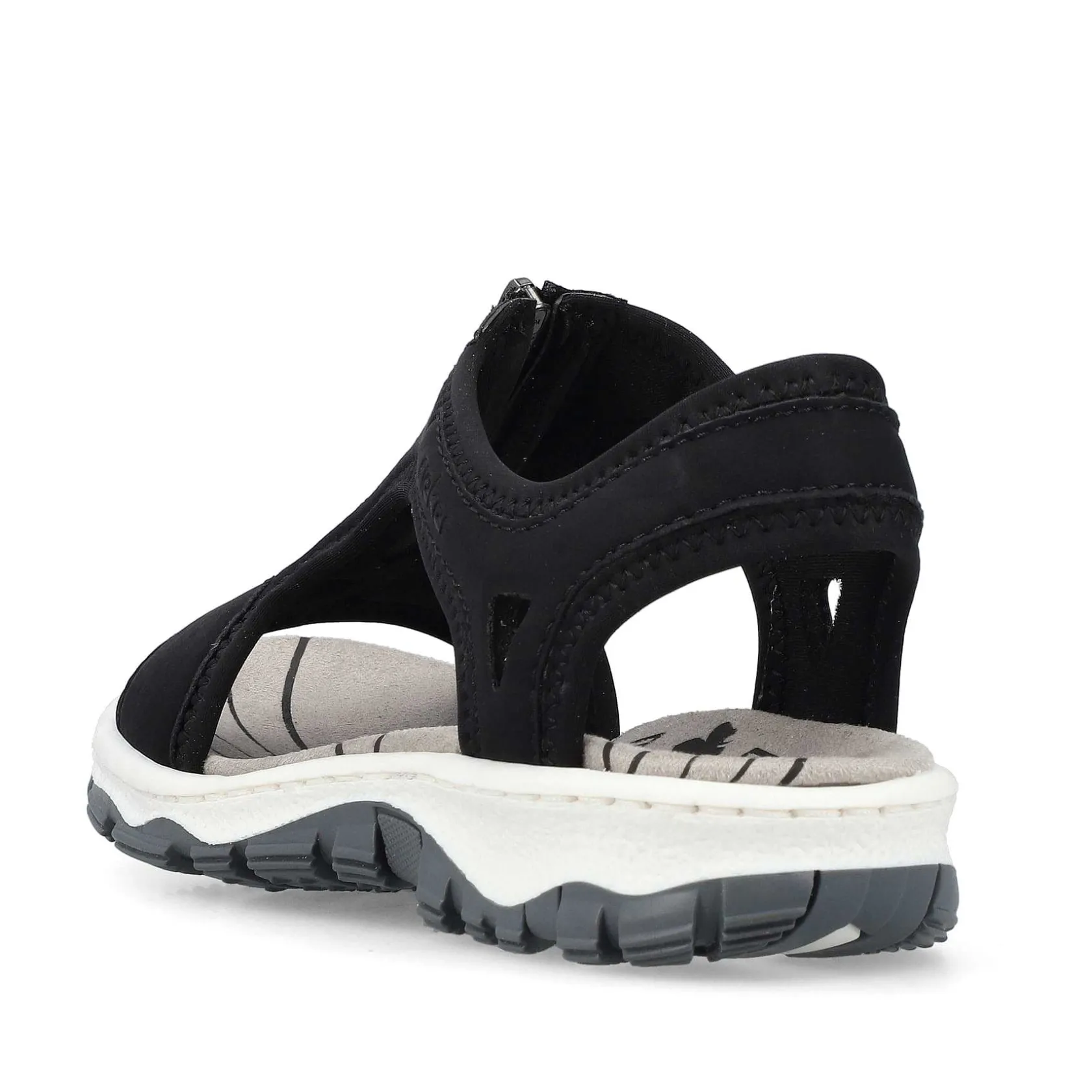 Rieker Sandals & Sandals-Women'S Trekking Sandals Jet Black