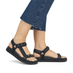 Rieker Sandals & Sandals-Women'S Trekking Sandals Deep Black