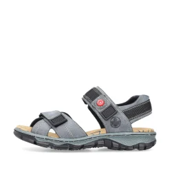Rieker Sandals & Sandals-Women'S Trekking Sandals Blue Gray