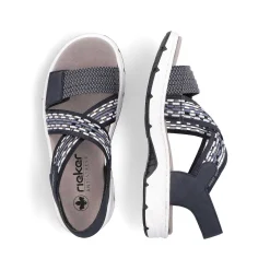 Rieker Sandals & Sandals-Women'S Trekking Sandals Steel Blue