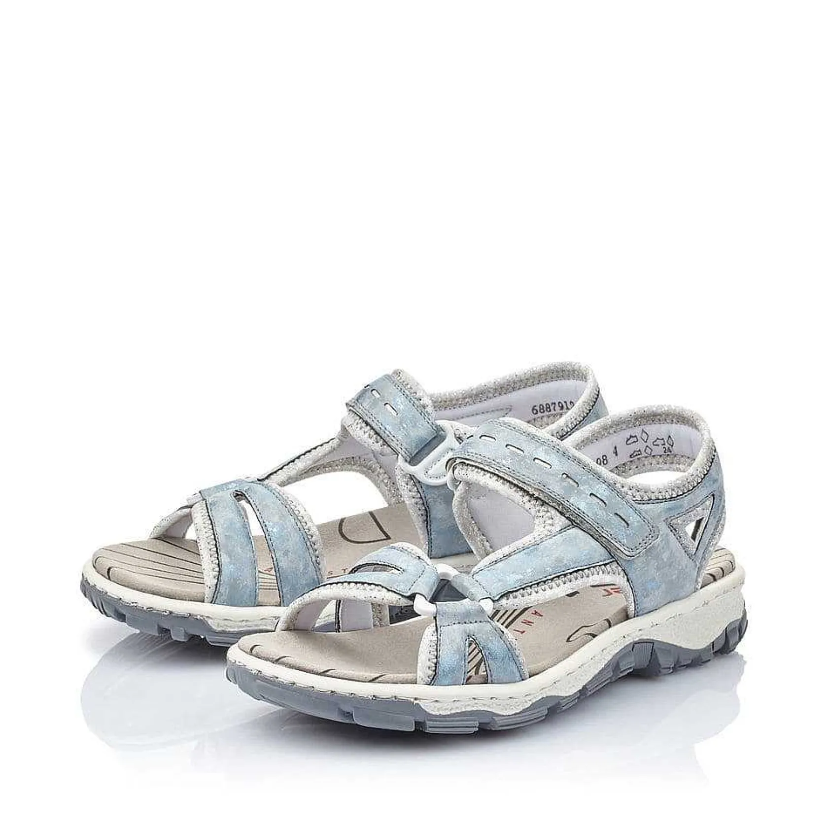 Rieker Sandals & Sandals-Women'S Trekking Sandals Sky Blue