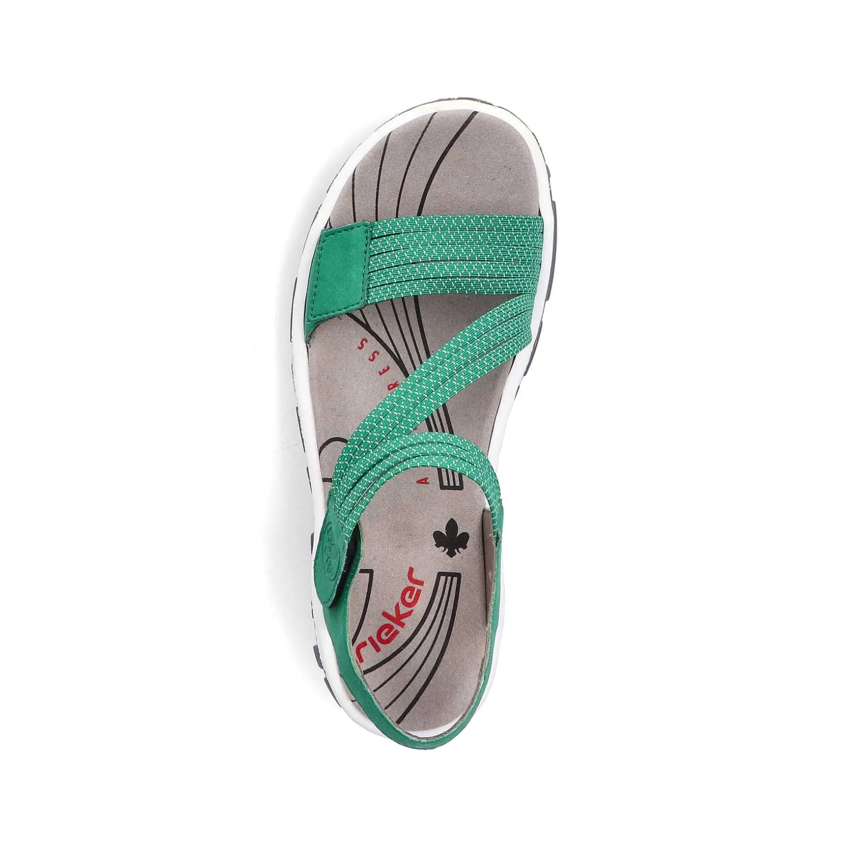 Rieker Colorful Styles-Women'S Trekking Sandals Grass Green