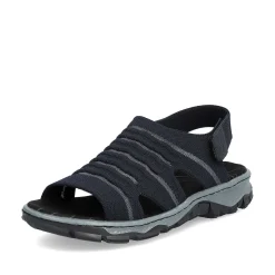 Rieker Vegan-Women'S Trekking Sandals Steel Blue