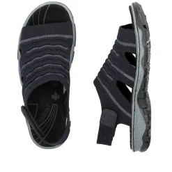 Rieker Vegan-Women'S Trekking Sandals Steel Blue