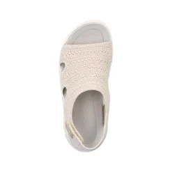 Rieker Sandals & Sandals-Women'S Trekking Sandals Cream Beige