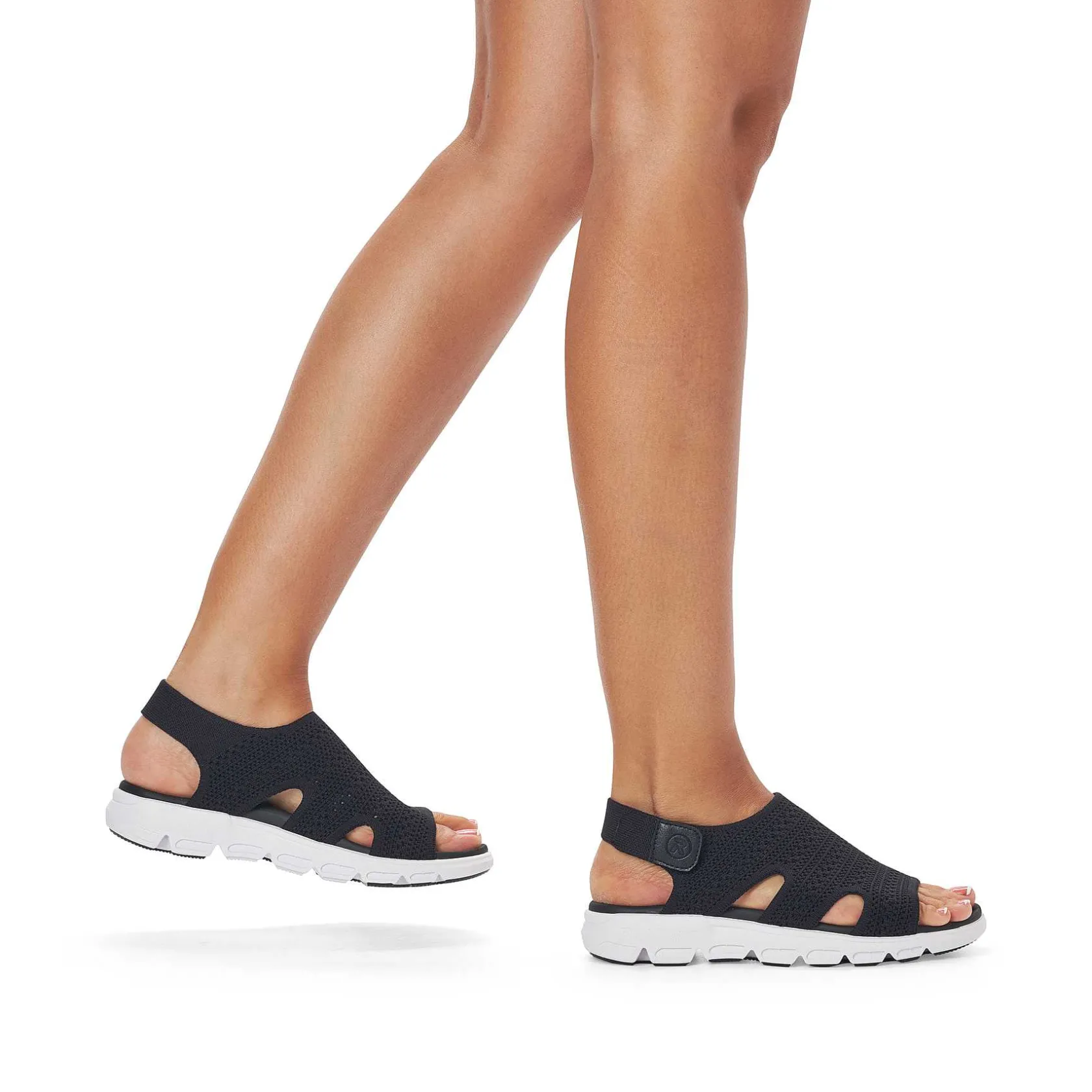 Rieker Sandals & Sandals-Women'S Trekking Sandals Deep Black