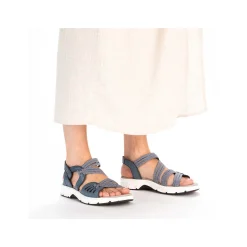 Rieker Sandals & Sandals-Women'S Trekking Sandals Slate Blue