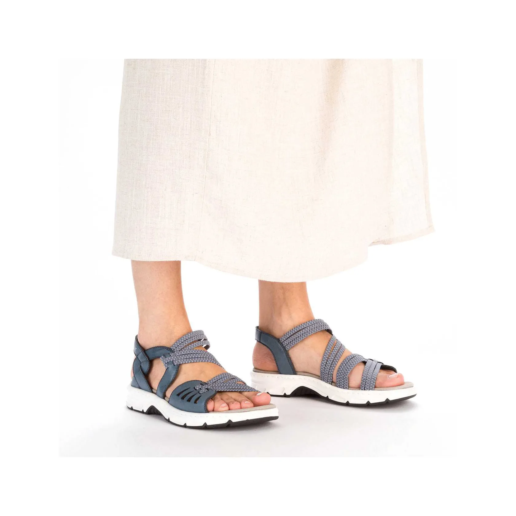 Rieker Sandals & Sandals-Women'S Trekking Sandals Slate Blue