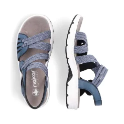 Rieker Sandals & Sandals-Women'S Trekking Sandals Slate Blue