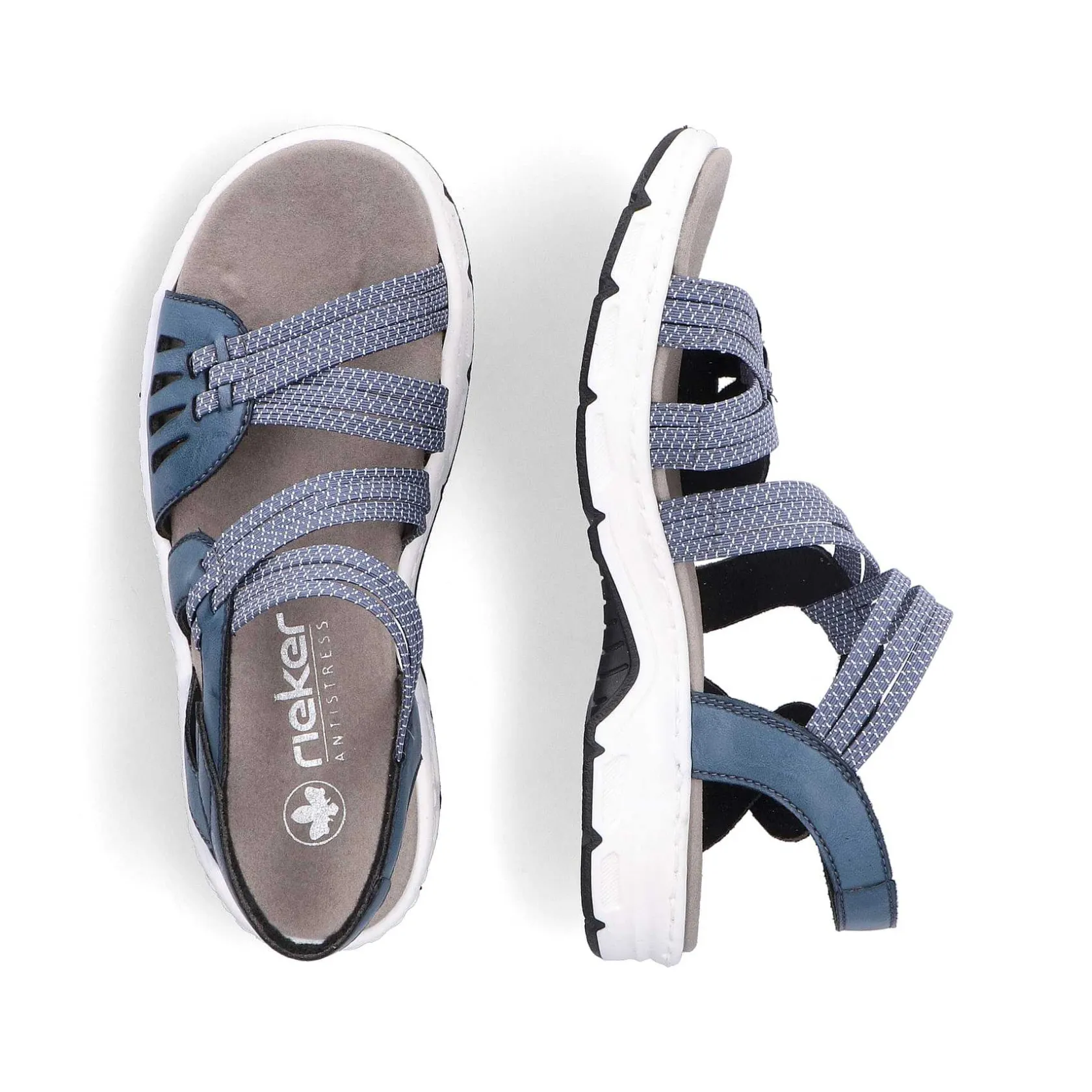 Rieker Sandals & Sandals-Women'S Trekking Sandals Slate Blue