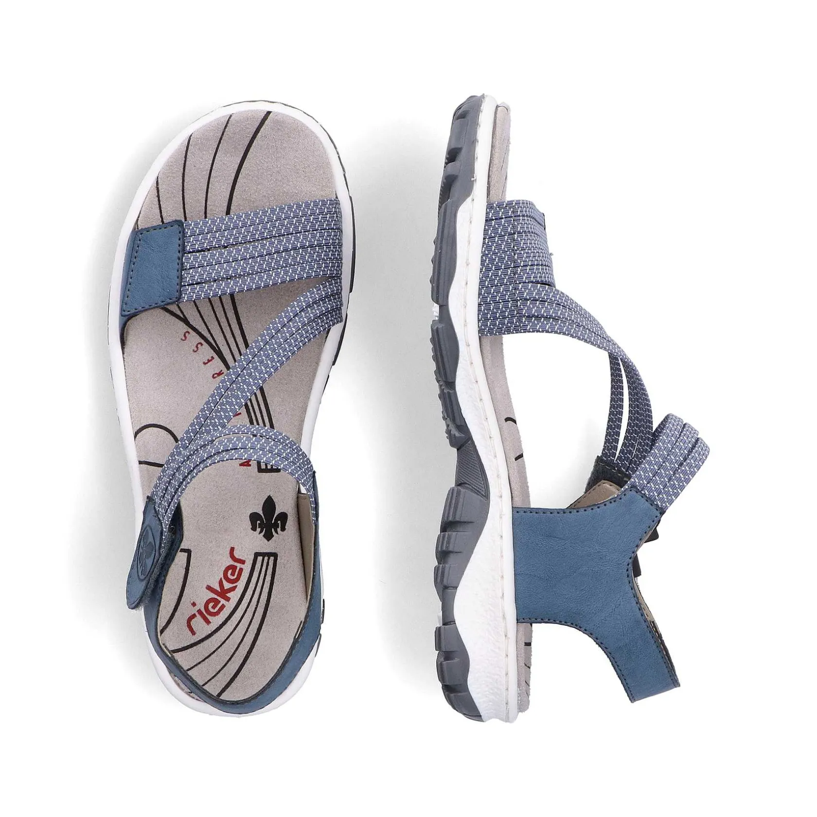 Rieker Sandals & Sandals-Women'S Trekking Sandals California Blue
