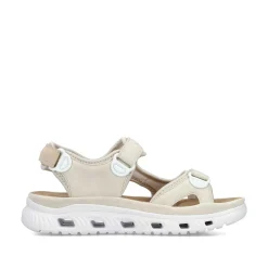 Rieker Sandals & Sandals-Women'S Trekking Sandals Light Beige