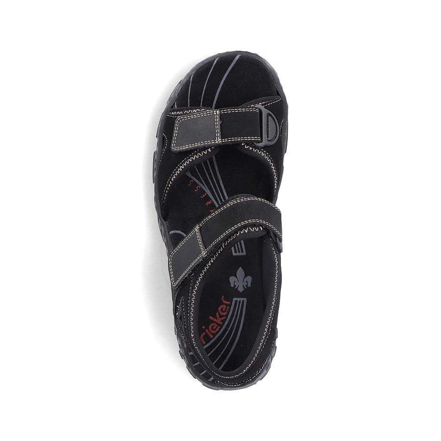 Rieker Sandals & Sandals-Women'S Trekking Sandals Night Black