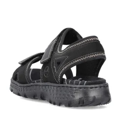 Rieker Sandals & Sandals-Women'S Trekking Sandals Night Black