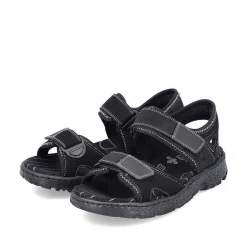Rieker Sandals & Sandals-Women'S Trekking Sandals Night Black