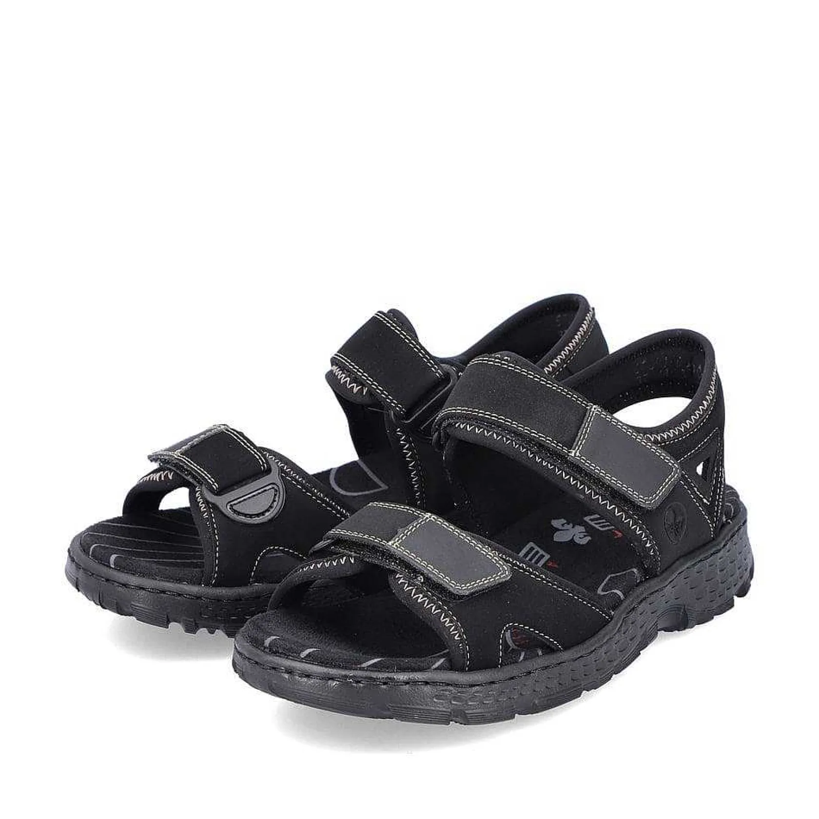 Rieker Sandals & Sandals-Women'S Trekking Sandals Night Black