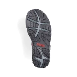 Rieker Colorful Styles-Women'S Trekking Sandals Fire Red