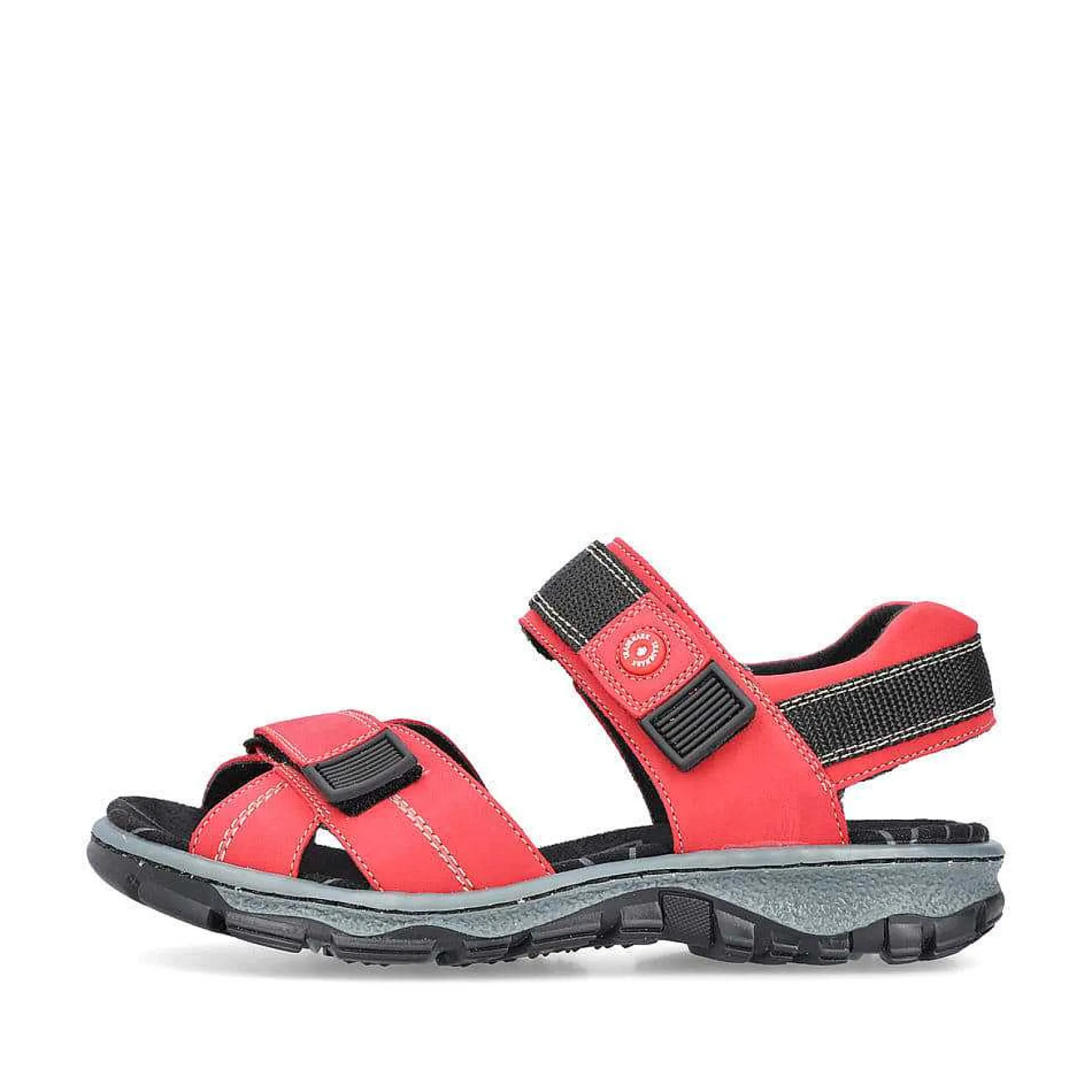Rieker Colorful Styles-Women'S Trekking Sandals Fire Red
