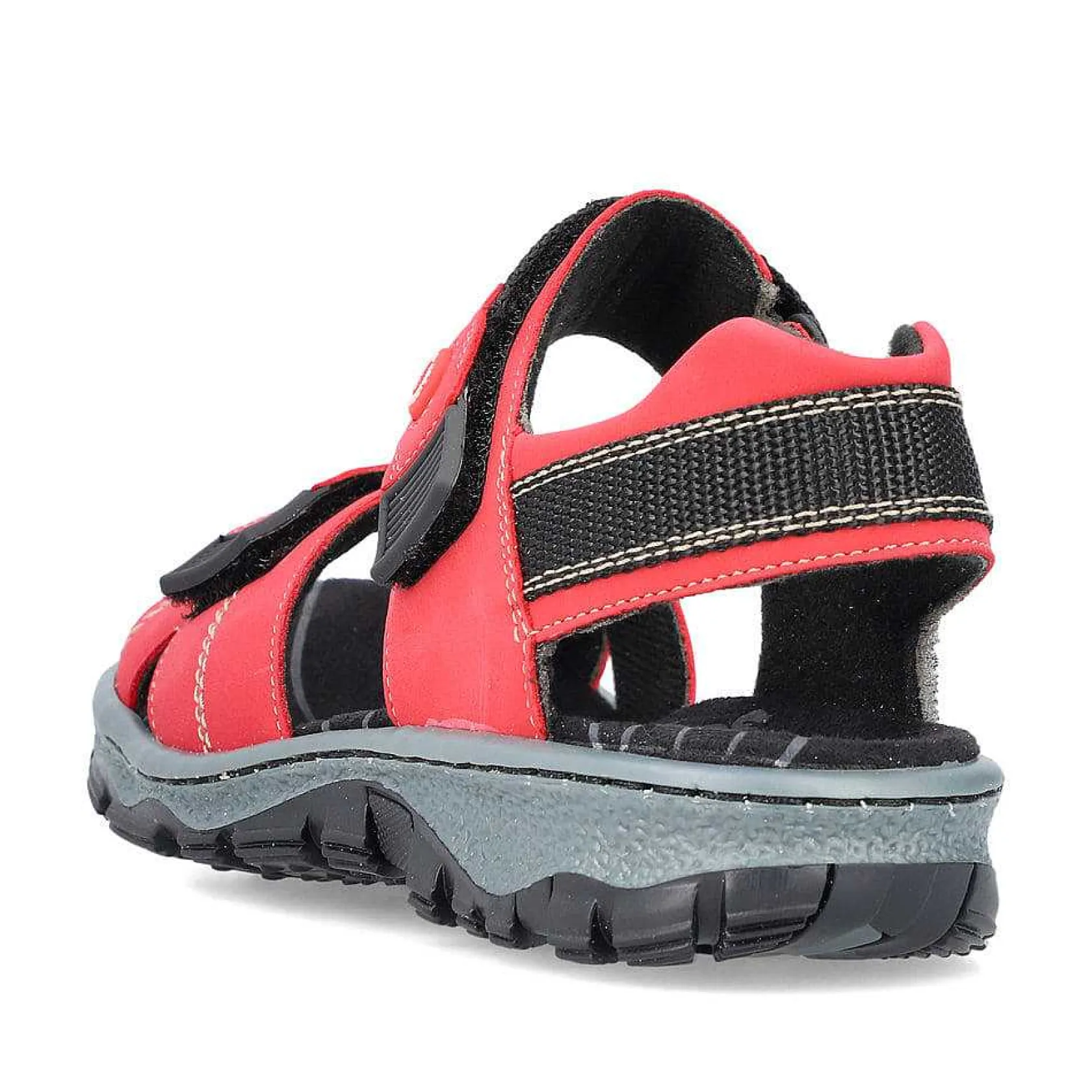 Rieker Colorful Styles-Women'S Trekking Sandals Fire Red