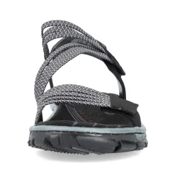 Rieker Sandals & Sandals-Women'S Trekking Sandals Graphite Black