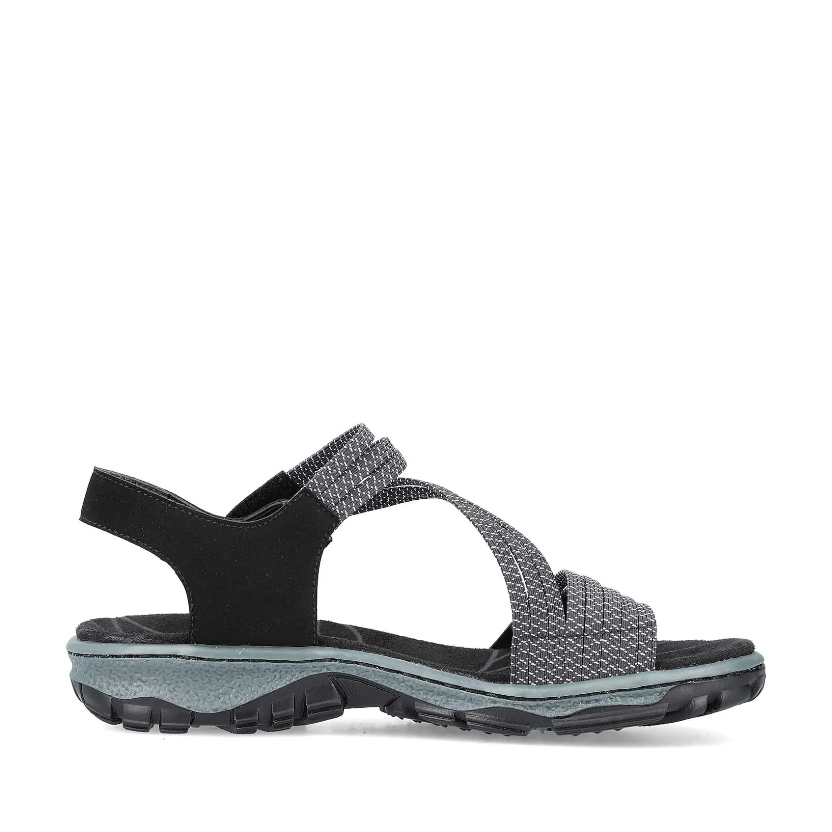 Rieker Sandals & Sandals-Women'S Trekking Sandals Graphite Black