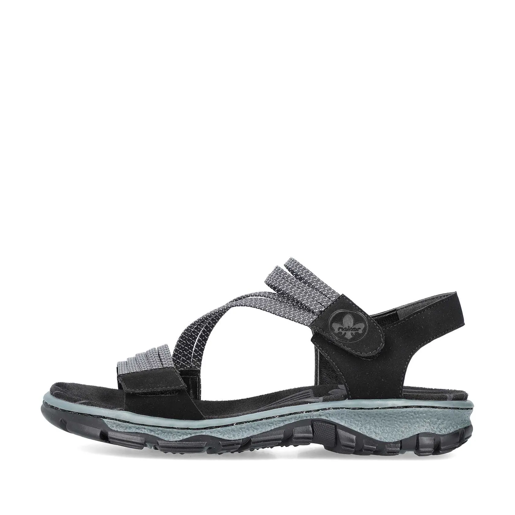Rieker Sandals & Sandals-Women'S Trekking Sandals Graphite Black