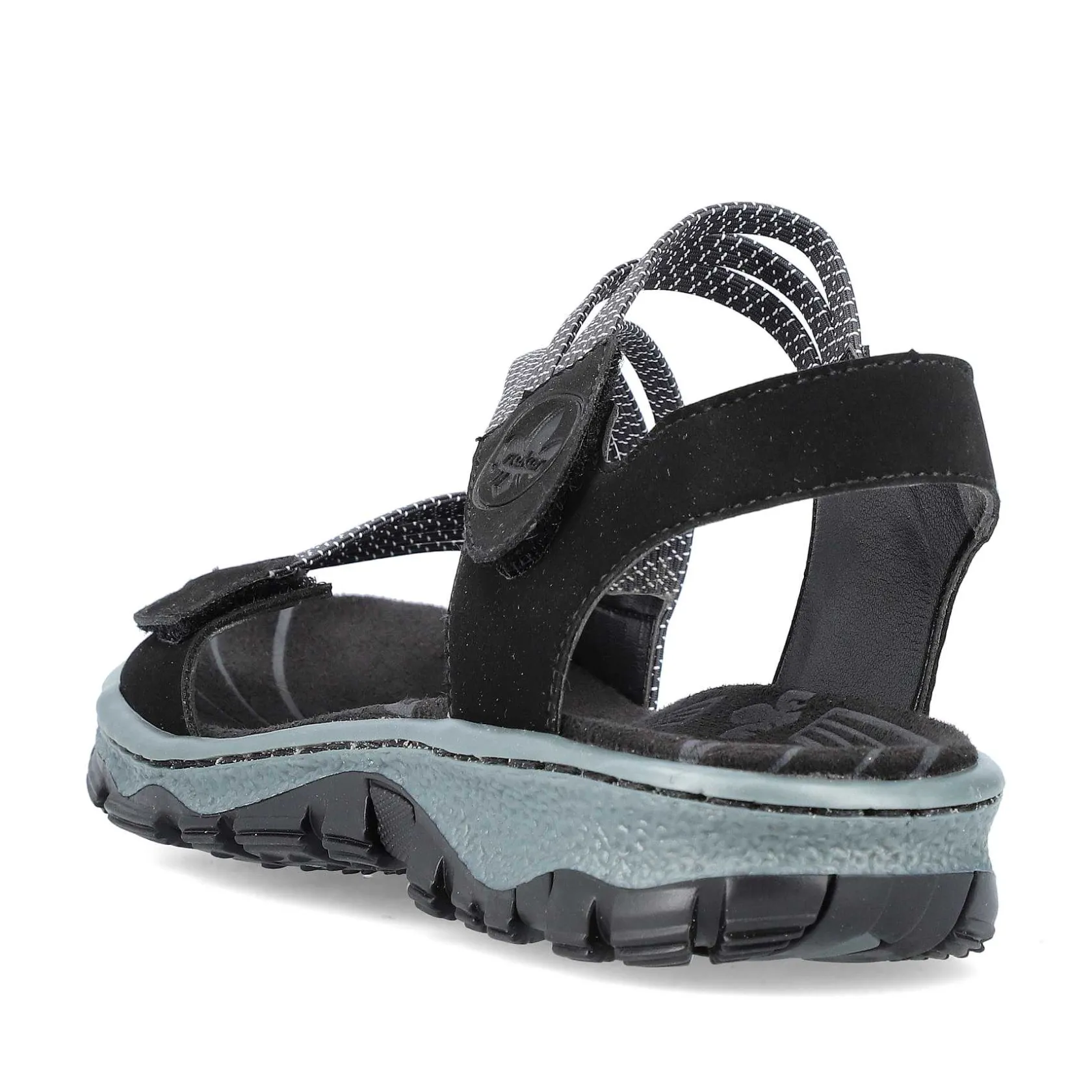 Rieker Sandals & Sandals-Women'S Trekking Sandals Graphite Black
