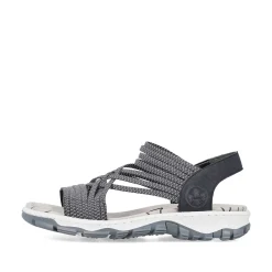 Rieker Sandals & Sandals-Women'S Trekking Sandals Pacific Blue
