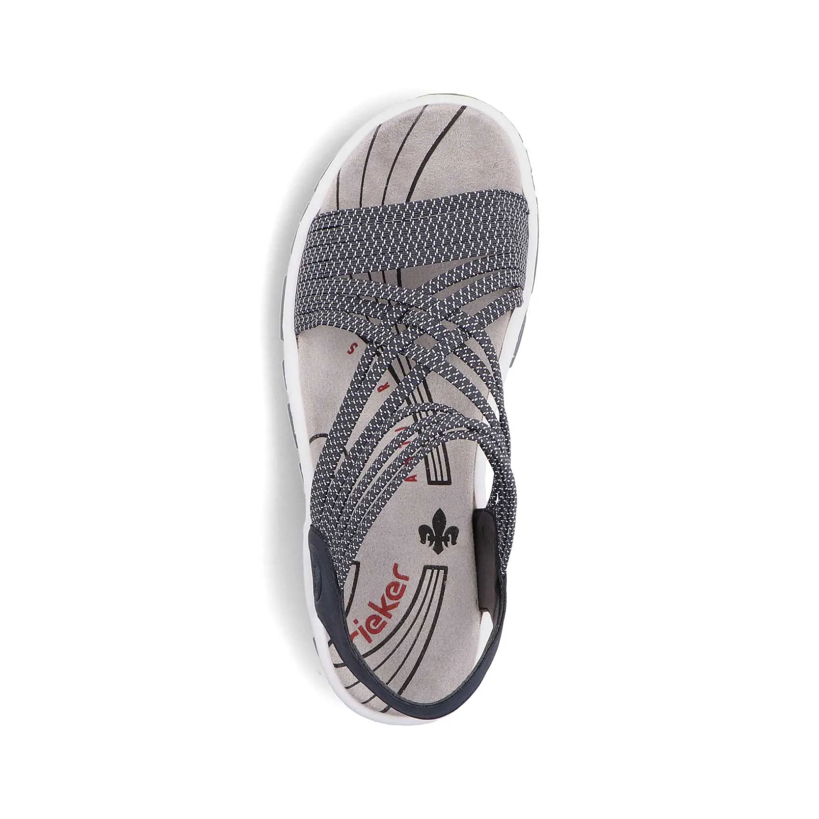 Rieker Sandals & Sandals-Women'S Trekking Sandals Pacific Blue