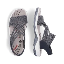 Rieker Sandals & Sandals-Women'S Trekking Sandals Pacific Blue
