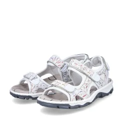 Rieker Sandals & Sandals-Women'S Trekking Sandals Pearl White-Multi