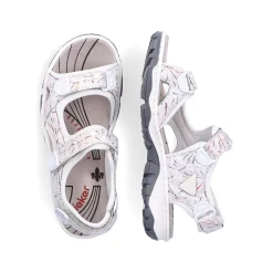 Rieker Sandals & Sandals-Women'S Trekking Sandals Pearl White-Multi