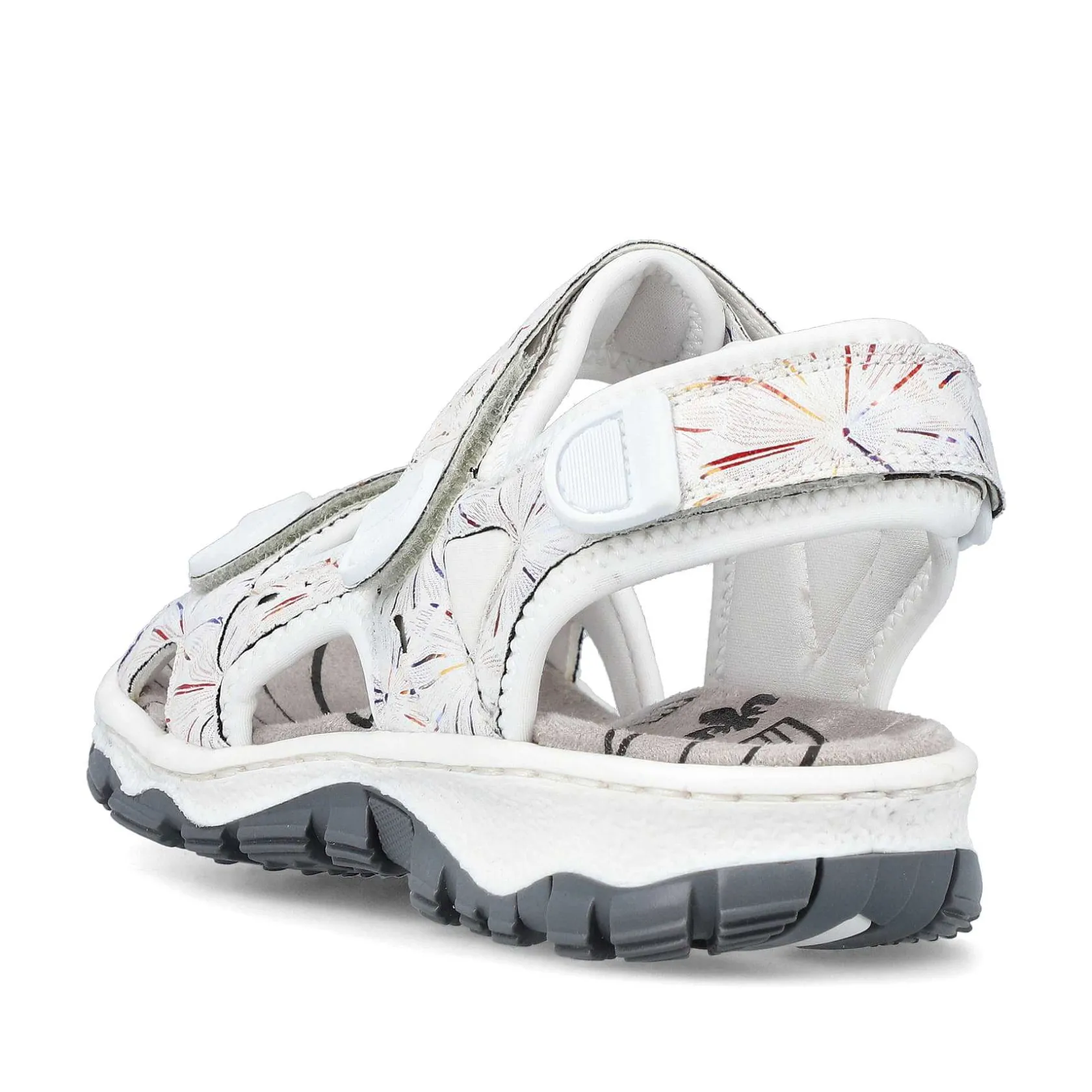 Rieker Sandals & Sandals-Women'S Trekking Sandals Pearl White-Multi