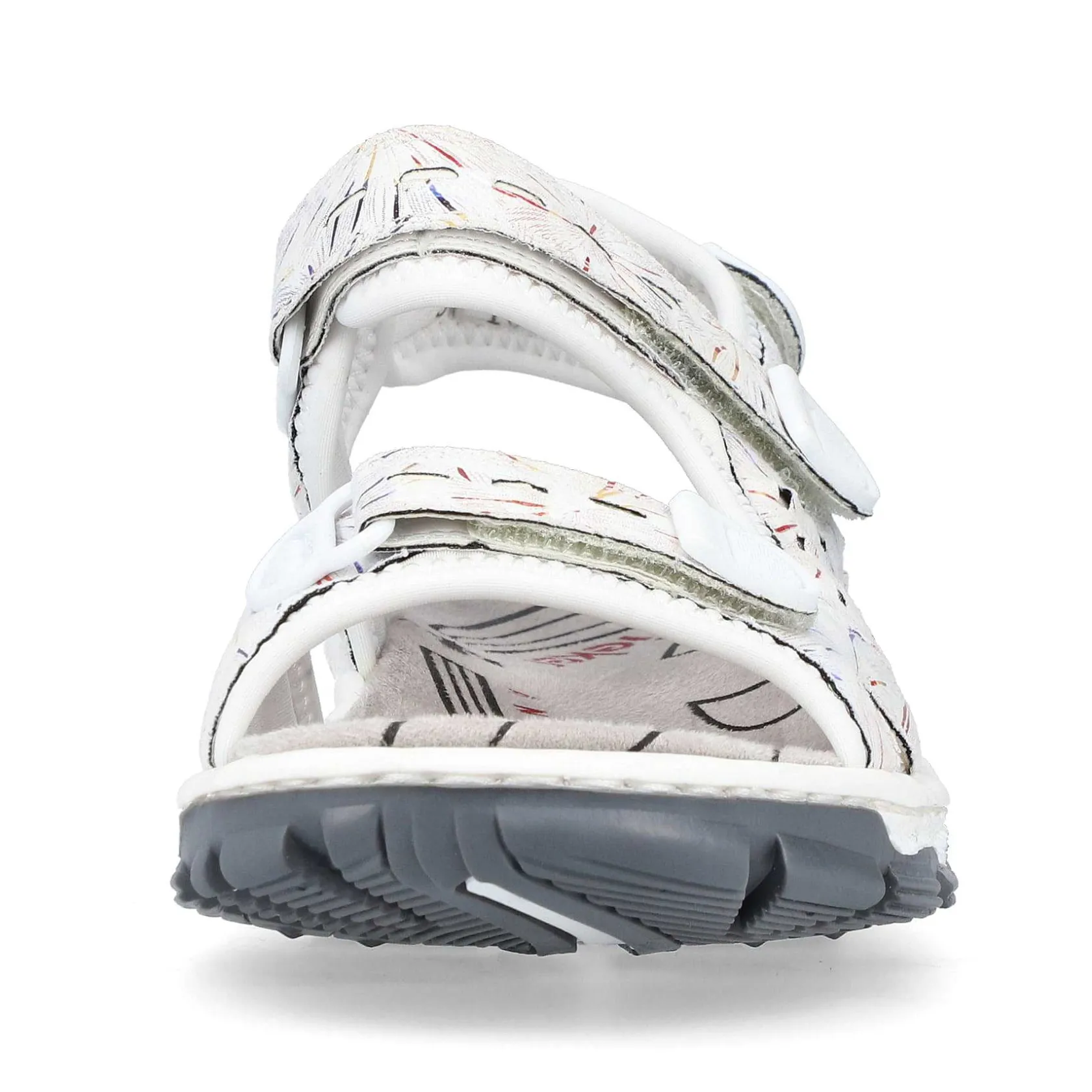 Rieker Sandals & Sandals-Women'S Trekking Sandals Pearl White-Multi