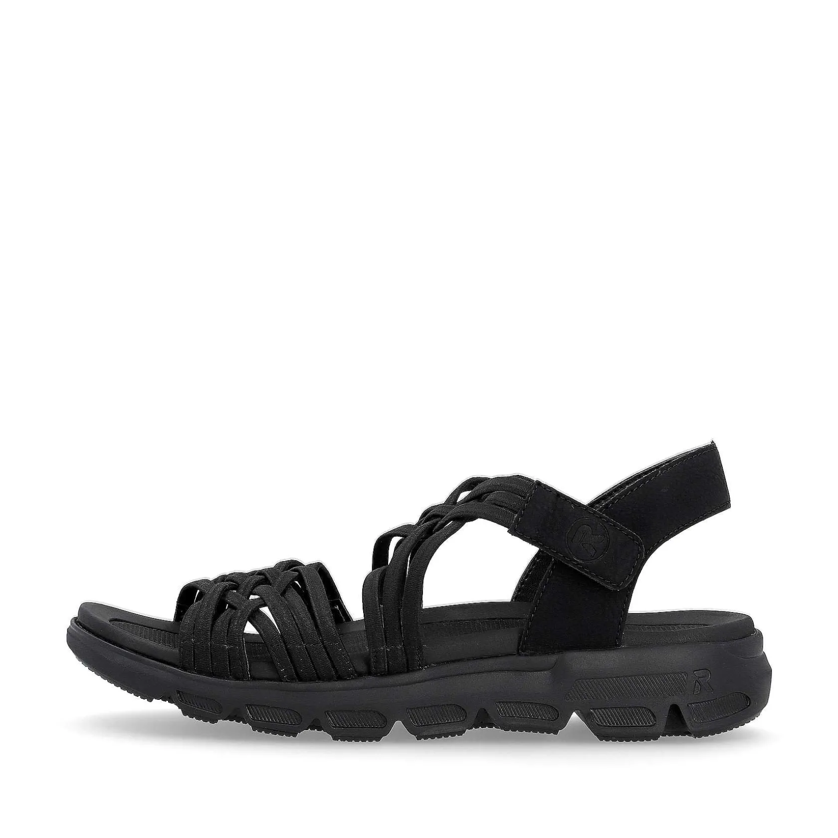 Rieker Sandals & Sandals-Women'S Trekking Sandals Midnight Black