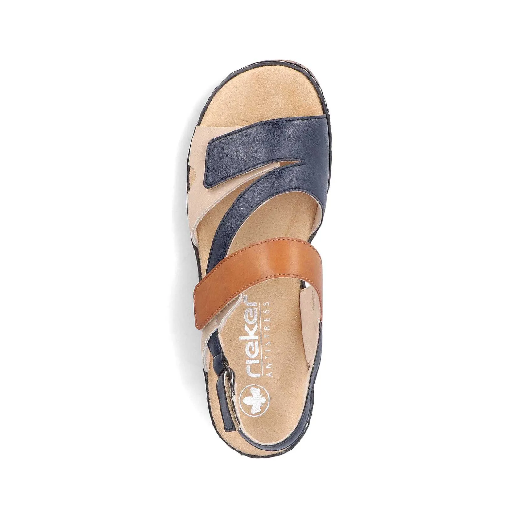Rieker Heeled Shoes-Women'S Wedge Sandals Slate Blue