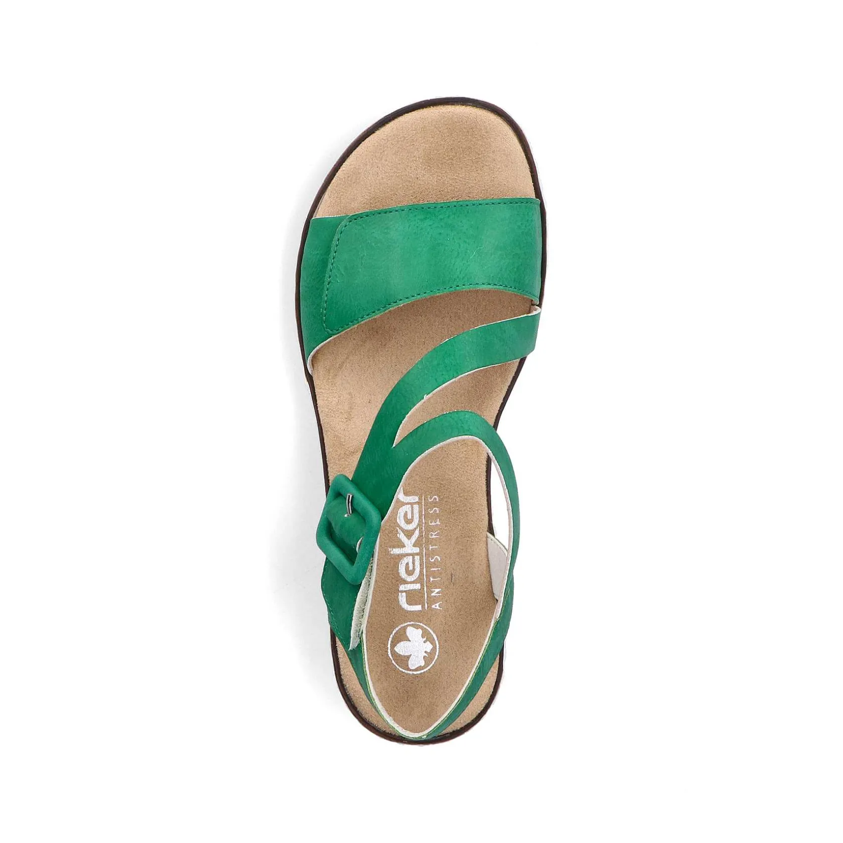 Rieker Heeled Shoes-Women'S Wedge Sandals Grass Green