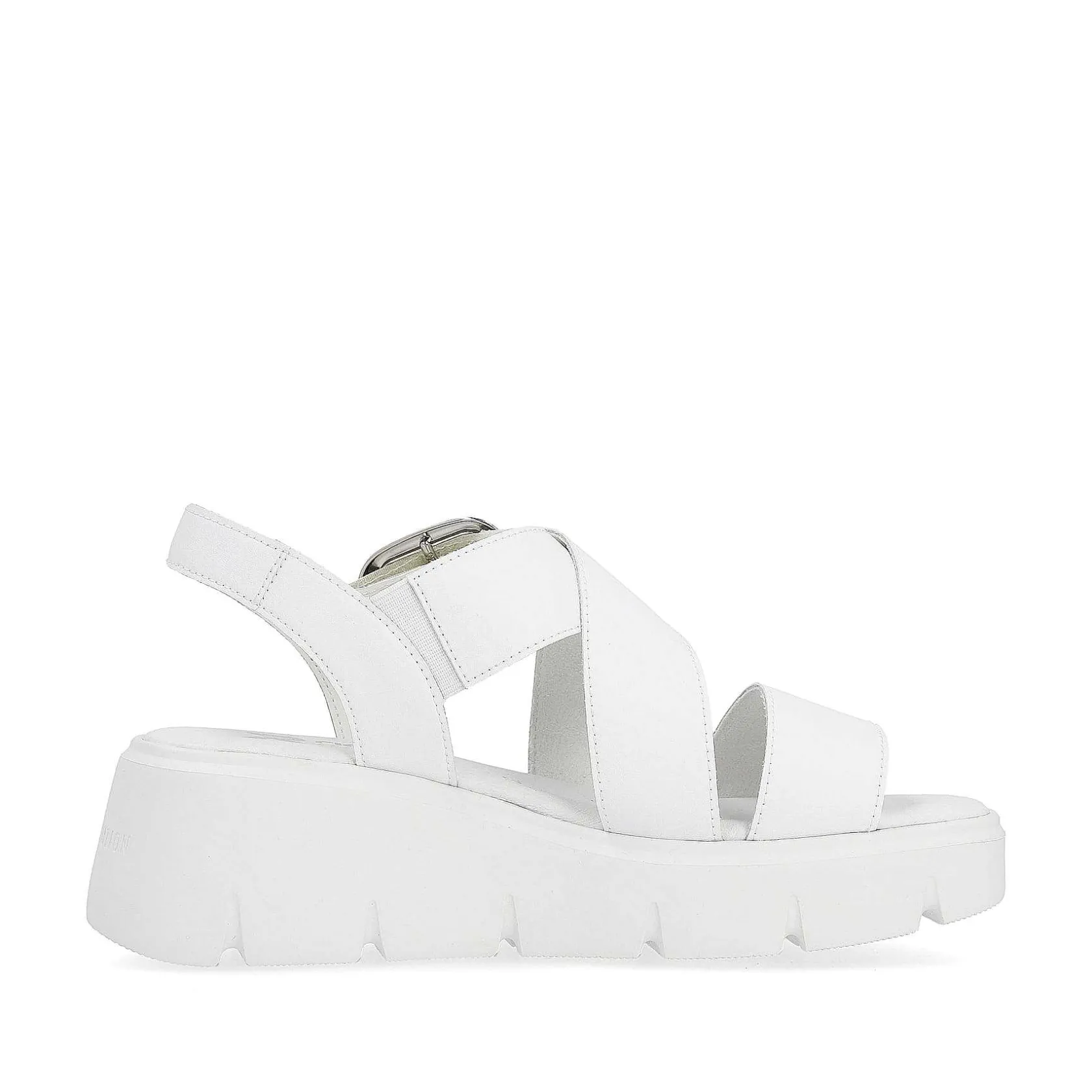 Rieker Heeled Shoes-Women'S Wedge Sandals Antique White