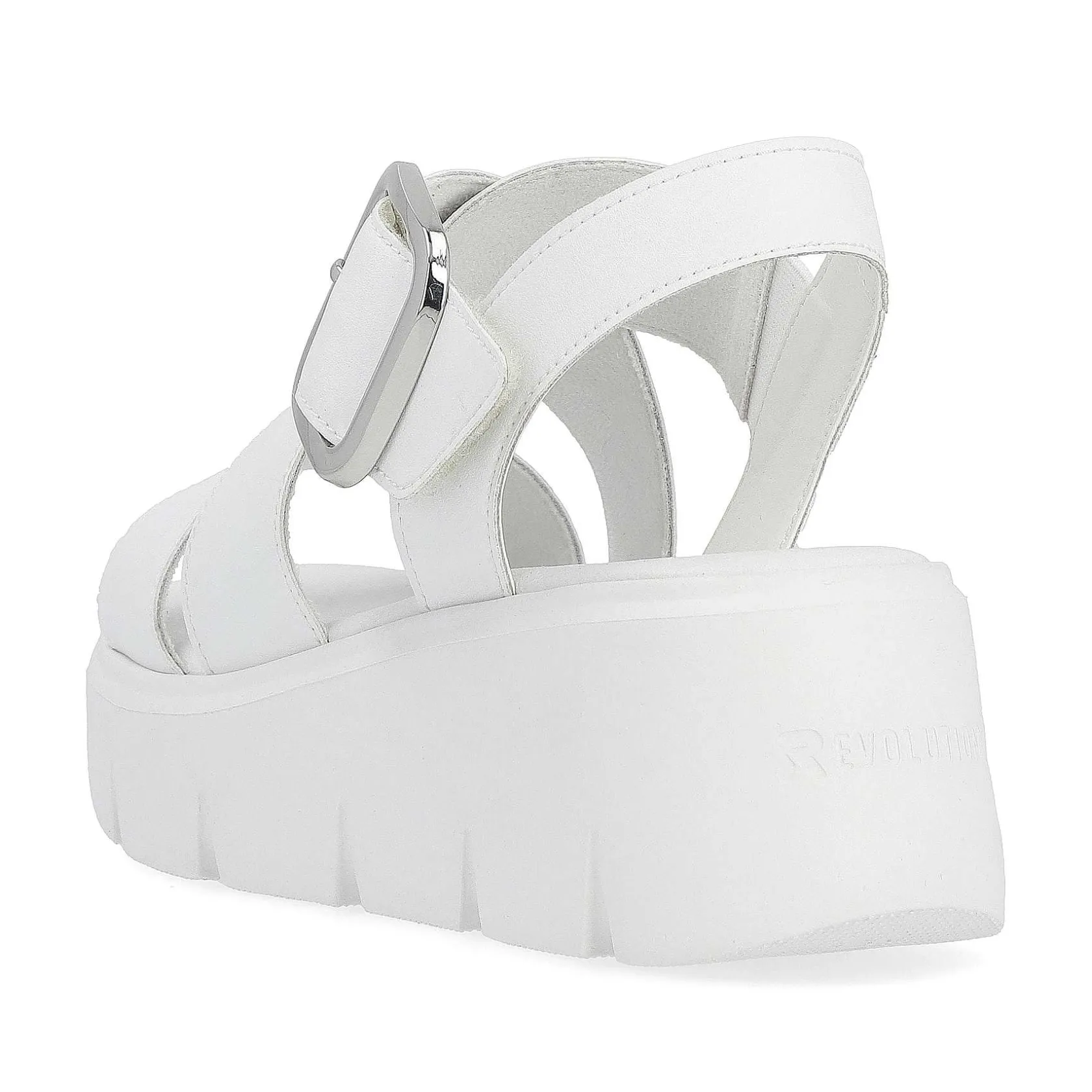 Rieker Heeled Shoes-Women'S Wedge Sandals Antique White