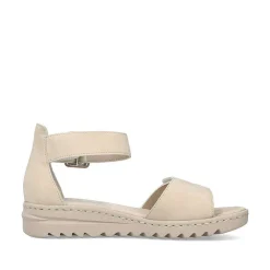 Rieker Heeled Shoes-Women'S Wedge Sandals Light Beige