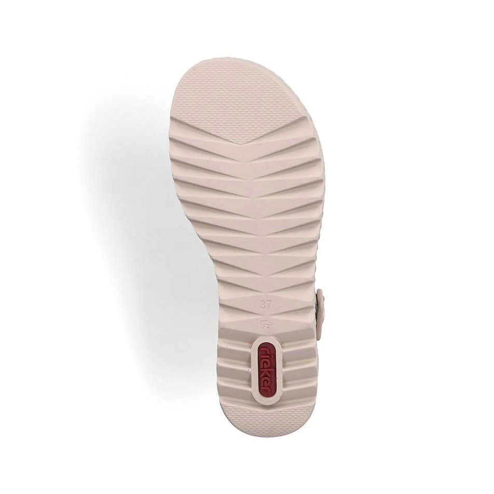 Rieker Heeled Shoes-Women'S Wedge Sandals Light Beige