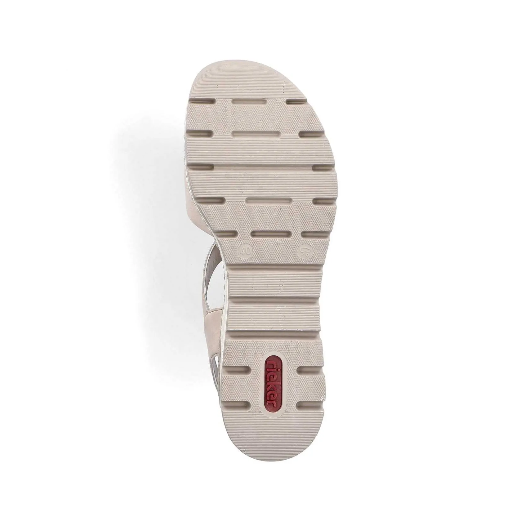 Rieker Sandals & Sandals-Women'S Wedge Sandals Champagne
