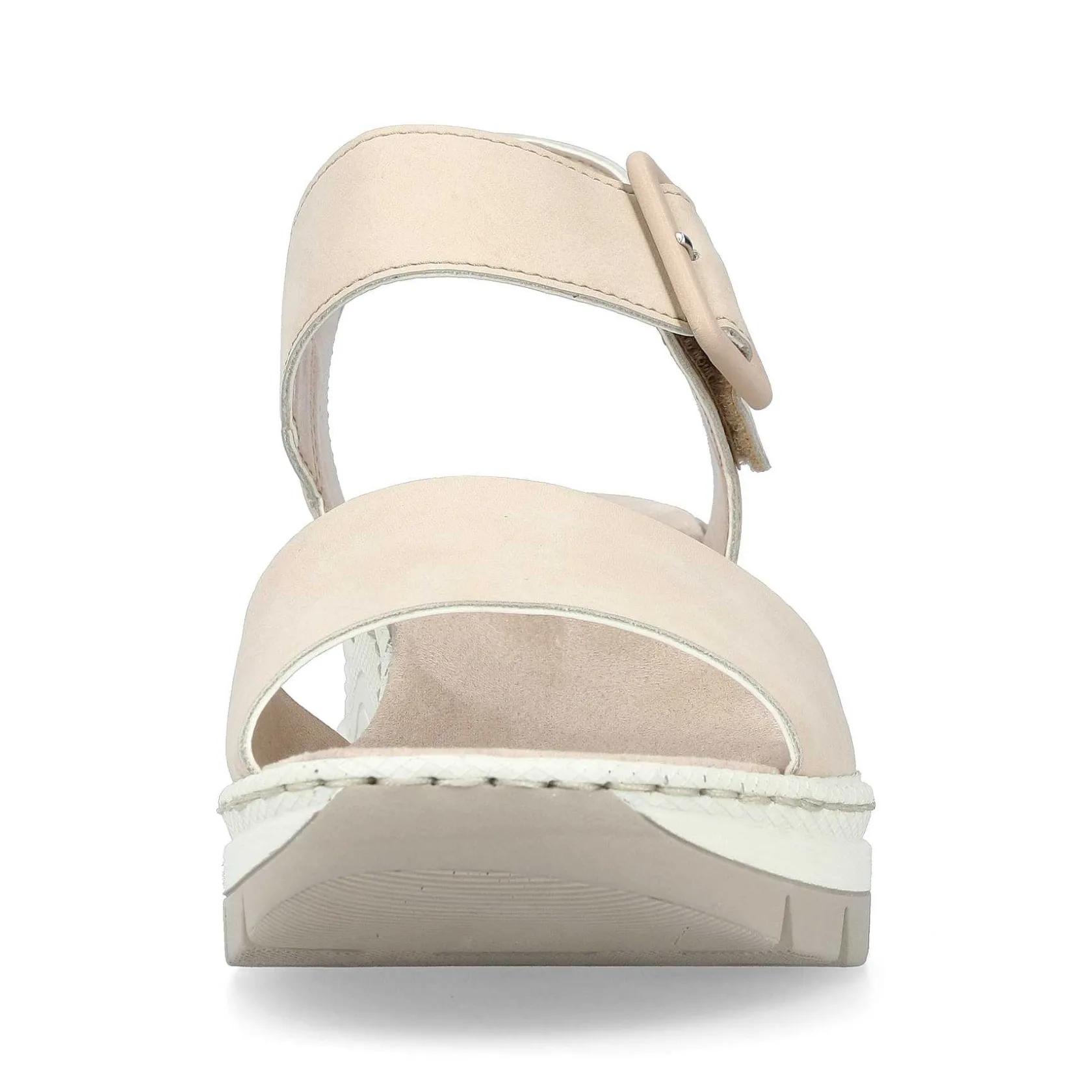 Rieker Sandals & Sandals-Women'S Wedge Sandals Champagne