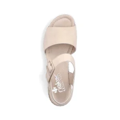 Rieker Sandals & Sandals-Women'S Wedge Sandals Champagne