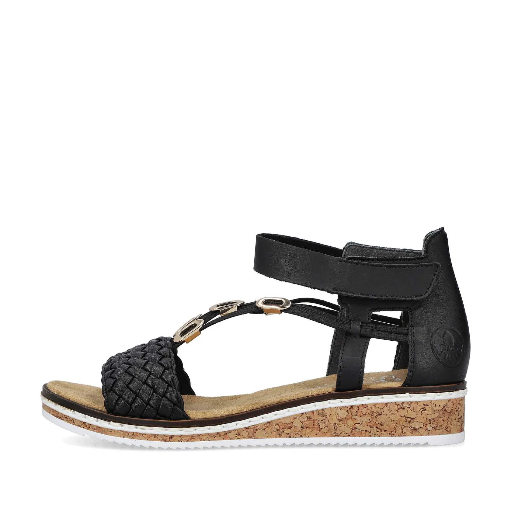 Rieker Sandals & Sandals-Women'S Wedge Sandals Night Black