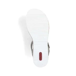 Rieker Heeled Shoes-Women'S Wedge Sandals Mint Green-Pearl White