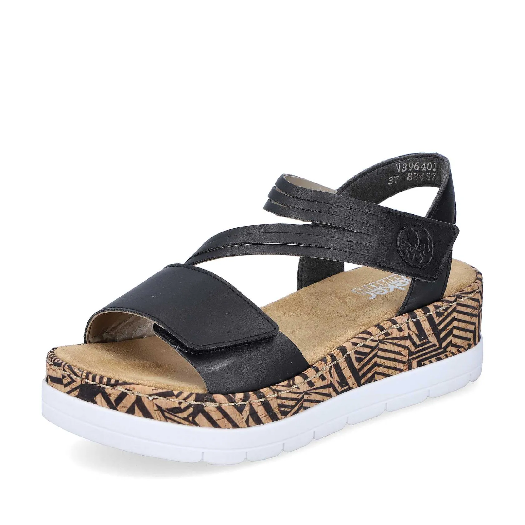 Rieker Sandals & Sandals-Women'S Wedge Sandals Night Black